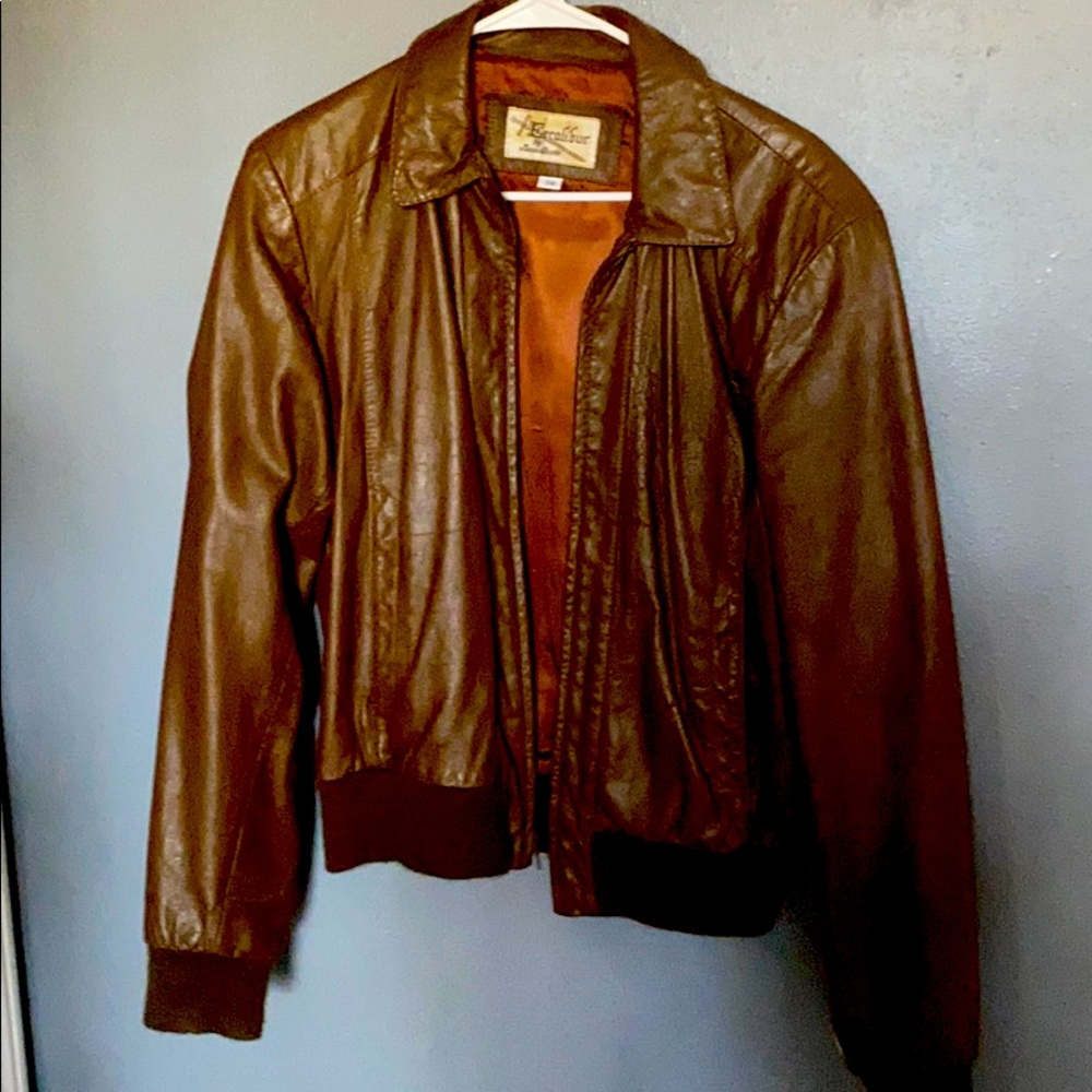Excalibur By Beau Geste Vintage Leather Jacket